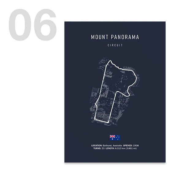 Legendary F1 Circuits Wall Art