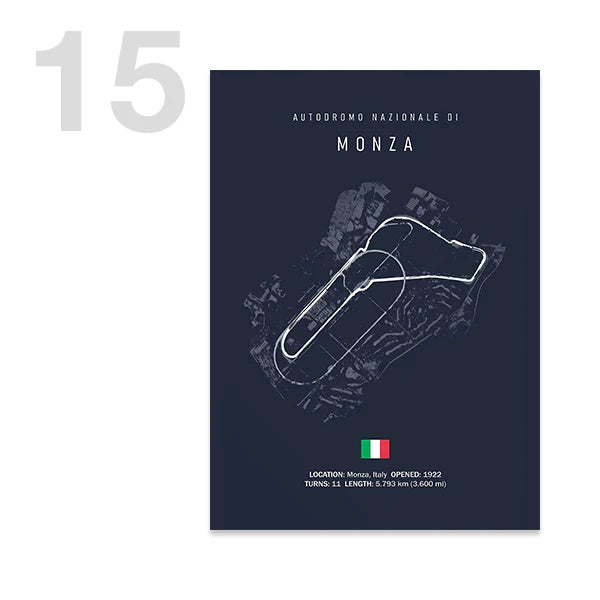 Legendary F1 Circuits Wall Art