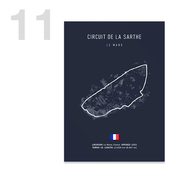 Legendary F1 Circuits Wall Art