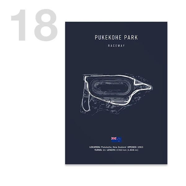 Legendary F1 Circuits Wall Art