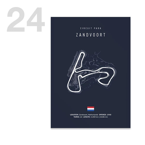 Legendary F1 Circuits Wall Art