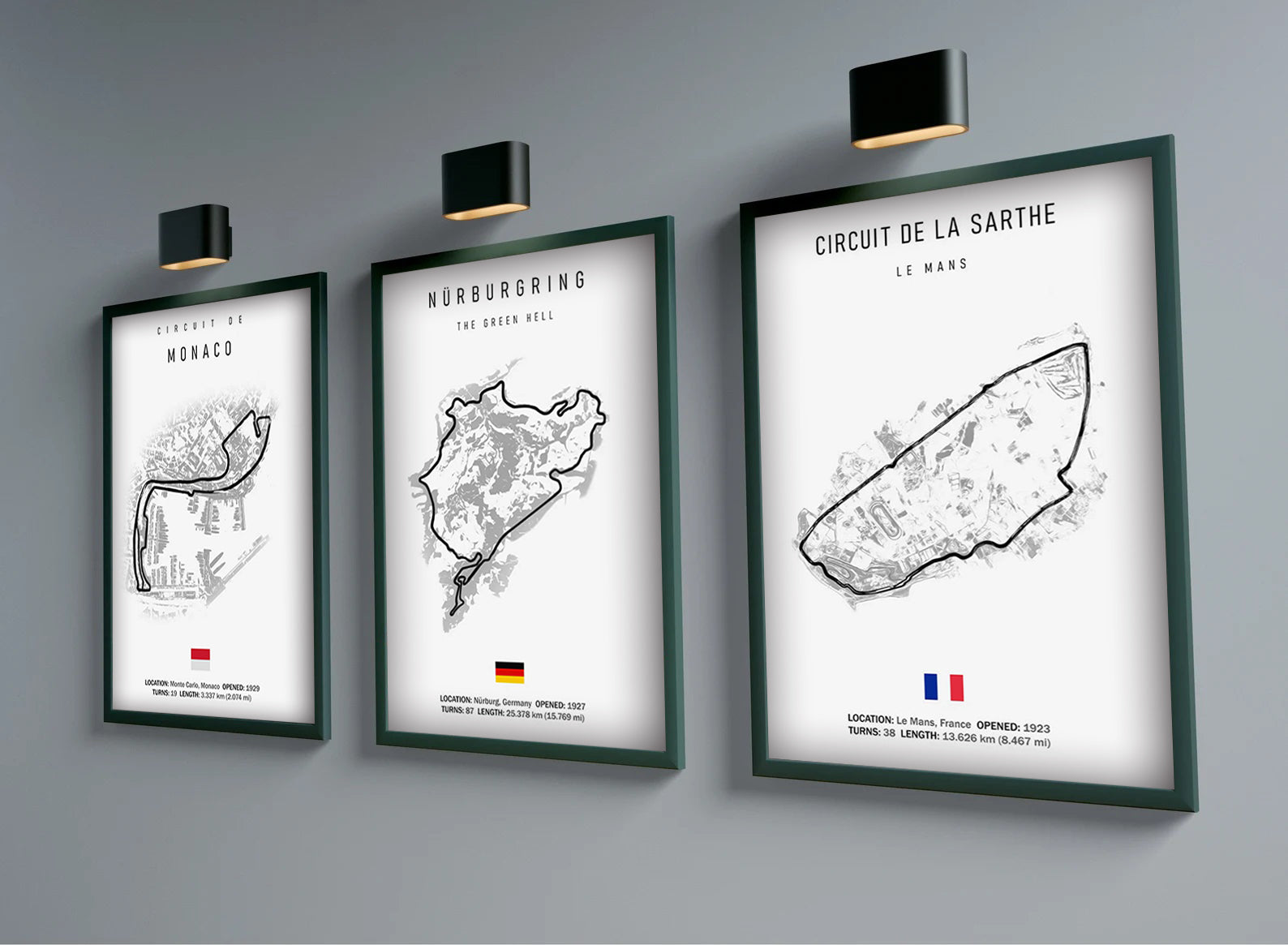 Legendary F1 Circuits Wall Art